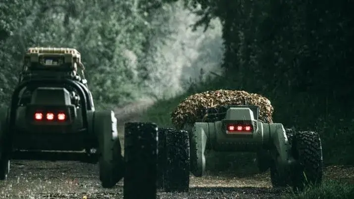 VisionWave ground vehicles in the field