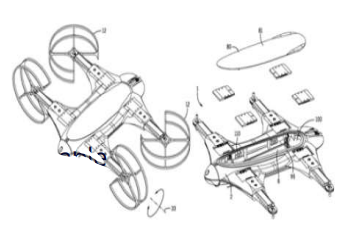 Patent Drawing - Drone Design 1